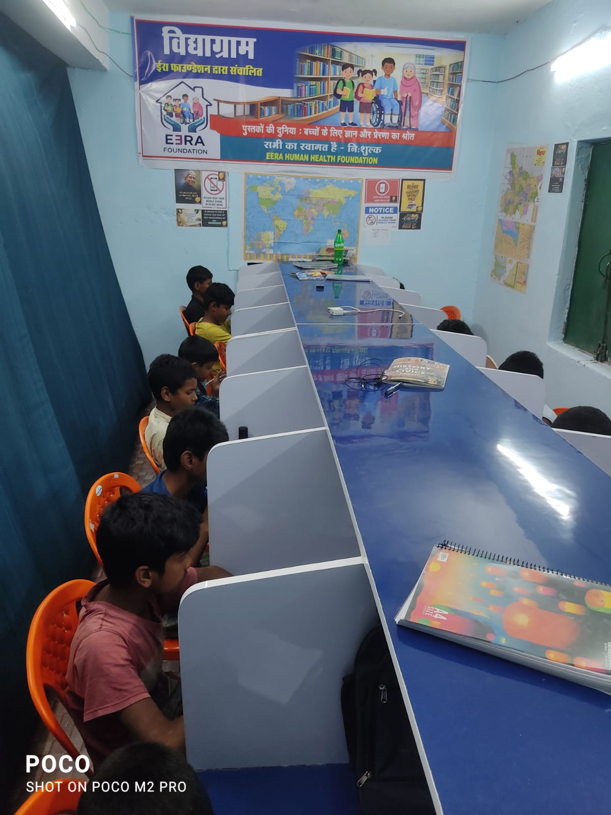 Children studying at EERA VidyaGram center