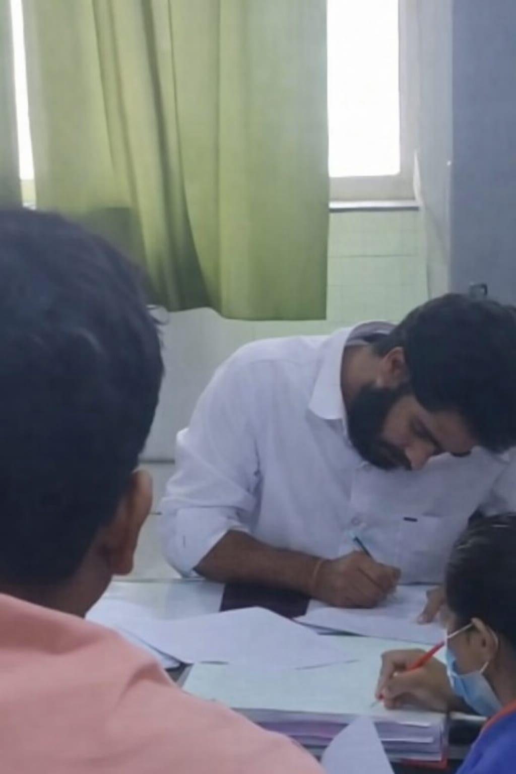 Doctor at health camp